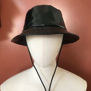 New Vinyl Bucket hat perfect for rainy days!